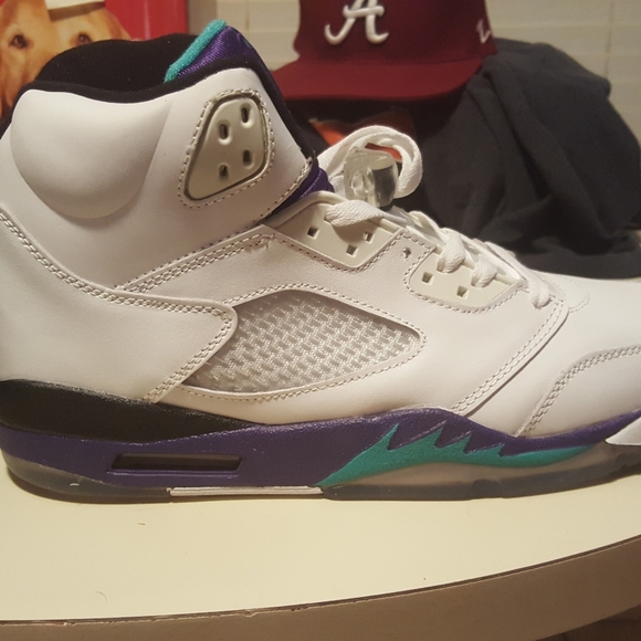 Retro Jordan 5 Grapes Men's size 13 - Picture 5 of 13